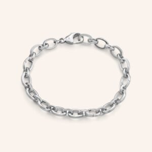 Audrey Link Charm Bracelet in Sterling Silver