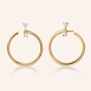 Galaxy Wrap Hoop Earrings