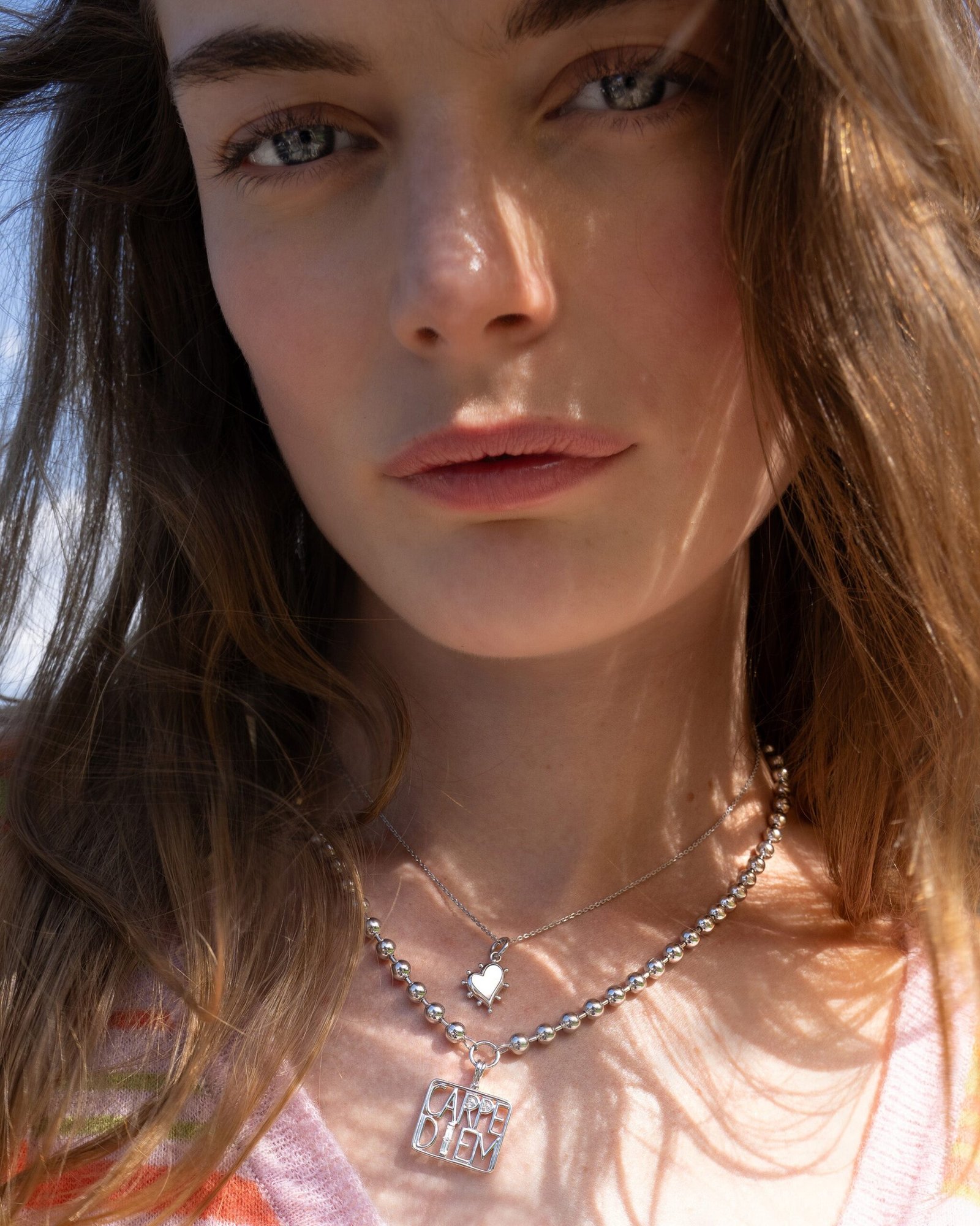Carpe Diem Medallion Necklace in Sterling Silver - Image 2